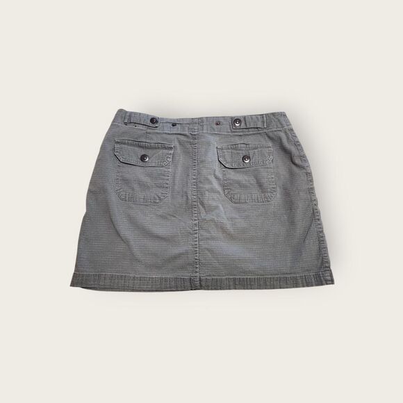 Vintage Y2k early 2000s Fashion Bug green cargo mini skirt - Picture 2 of 4